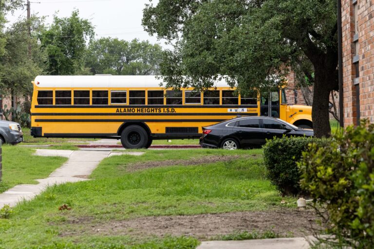 Alamo Heights parents show support for 2 students, mom detained at school bus stop